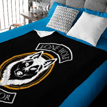 Discover Lonely wolf Baby Blankets