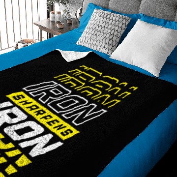 Discover Iron Sharpens Iron Baby Blankets