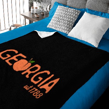 Discover Georgia Peach State Baby Blankets