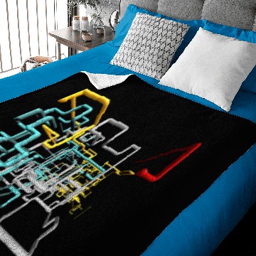 Discover Dan Flashes pattern cool tim robinson Baby Blankets