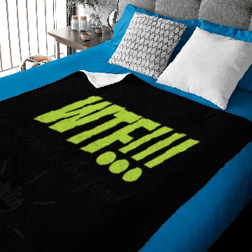 Discover wtf wheres the food Baby Blankets