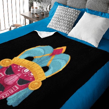 Discover Aztec mask Baby Blankets
