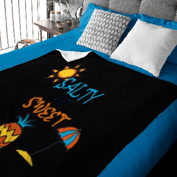 Discover Salty and sweet pineappleTropical Beach Baby Blankets