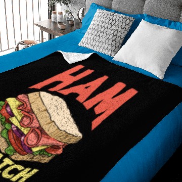 Discover Sandwich Maker Funny Sandwich Baby Blankets