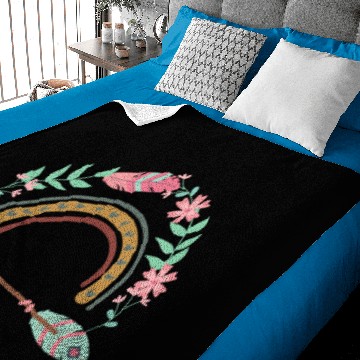 Discover bohemian rainbow Baby Blankets