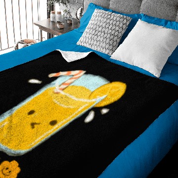 Discover orange juice Baby Blankets