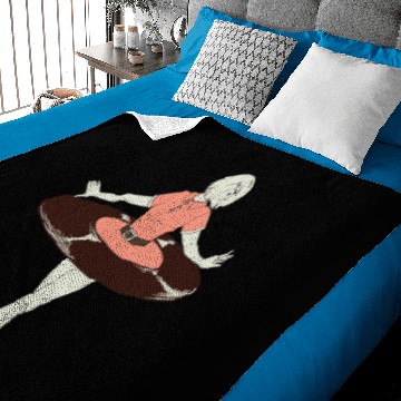 Discover Vintage Vinyl Dancer Baby Blankets