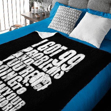 Discover I got 99 problems vintage Baby Blankets