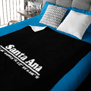 Discover Santa Ana coordinates Baby Blankets