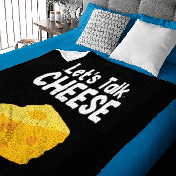 Discover Lets talk cheese I Käse Baby Blankets