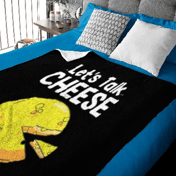 Discover Lets talk cheese I Käse Baby Blankets