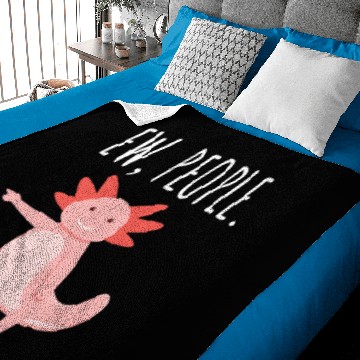 Discover Ew People Axolotl Baby Blankets