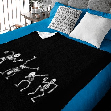 Discover Dancing Skeleton Baby Blankets, Happy Halloween