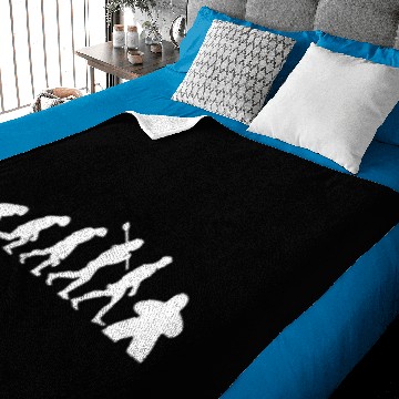 Discover Meeple Evolution, funny board game Baby Blankets