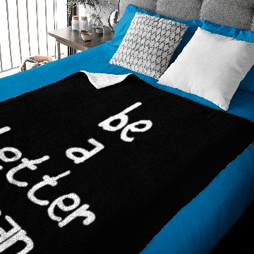 Discover Be A Nice Human Baby Blankets