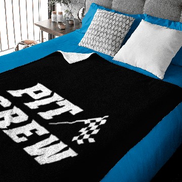Discover Racing Pit Crew Baby Blankets