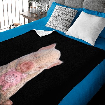 Discover Piglet with Pink Toy Baby Blankets