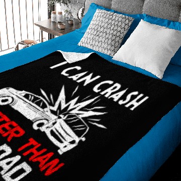 Discover Demo Derby / Demolition Derby Gift : I Can Crash Baby Blankets