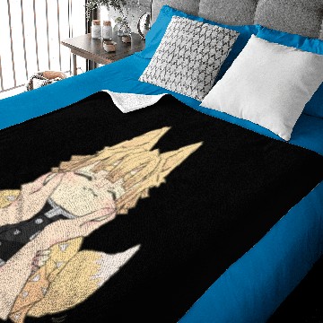 Discover Fox zenittsu love cuddling Baby Blankets
