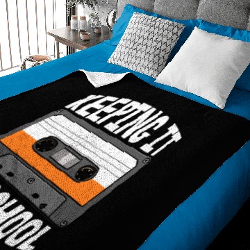 Discover Keeping It Old School Cassette Baby Blankets