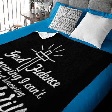 Discover Godfidence - Knowing that He will, Christian Baby Blankets
