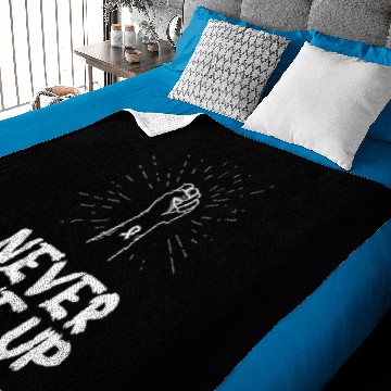 Discover never give up Baby Blankets