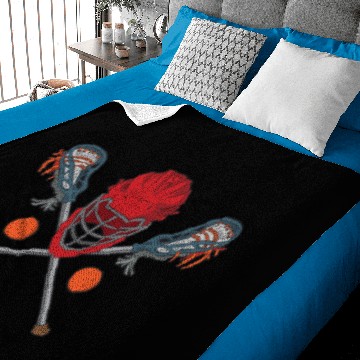 Discover Sport Lacrosse Game Baby Blankets
