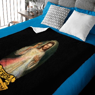 Discover Catholic Devine Mercy devotee Baby Blankets