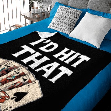 Discover Casino Blackjack Id Hit That Men Baby Blankets