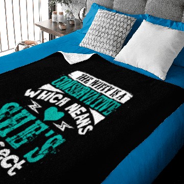 Discover The Wifey Is A Conservative Baby Blankets