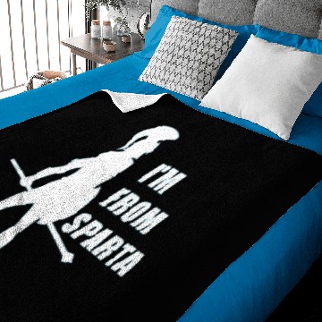 Discover Im from sparta Baby Blankets