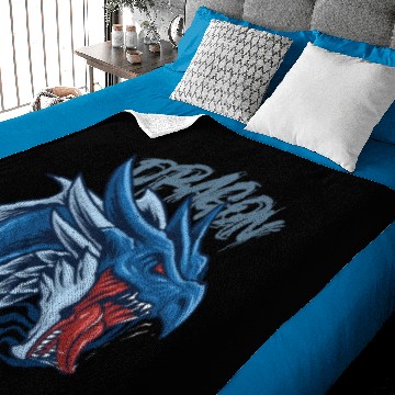 Discover Blue dragon Baby Blankets