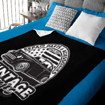 Discover Hot rod garage Baby Blankets