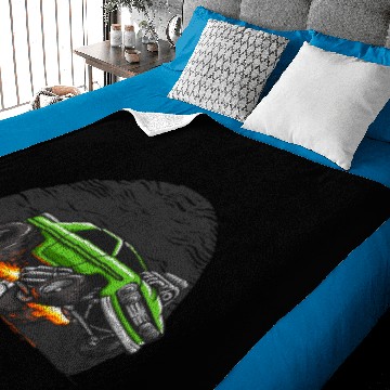 Discover Muscle car Baby Blankets