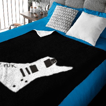 Discover Distressed James Guitar Baby Blankets