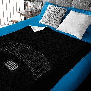Discover Cincinnati Ohio Baby Blankets