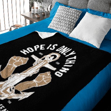Discover Hope Is Only Thing Marine Coast Guard Ship Boating Baby Blankets