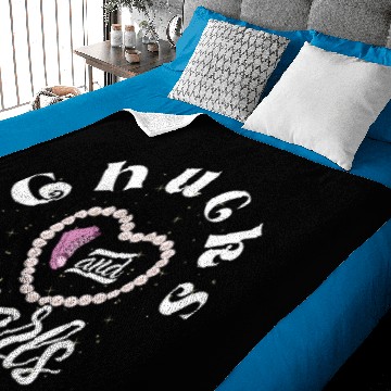 Discover Chucks and pearls Baby Blankets