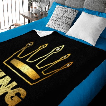 Discover King Crown ,Matching couples Clothing,King & Queen Baby Blankets