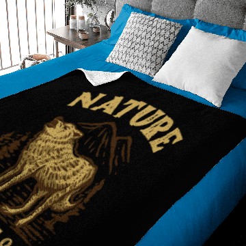 Discover Mountain wolf Baby Blankets