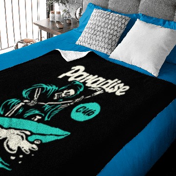 Discover Surfing skeleton Baby Blankets