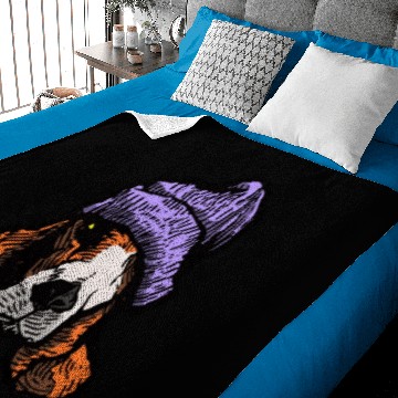 Discover cool orange dog Baby Blankets