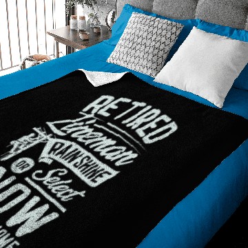 Discover Lineman Funny Baby Blankets