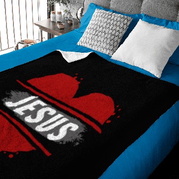 Discover i love jesus Baby Blankets