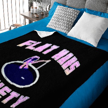 Discover Flat Mars Society Flat Earth Gift flatearther Baby Blankets