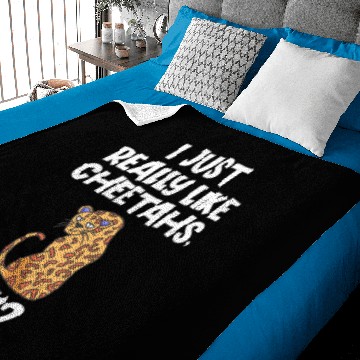Discover CHEETAH: I Just Really Like Cheetahs Baby Blankets