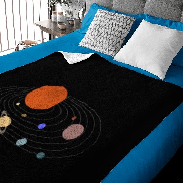 Discover Solar system Baby Blankets