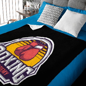 Discover Boxing academy Baby Blankets