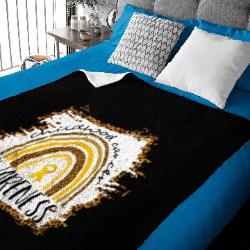 Discover Childhood Cancer Awareness Gold Rainbow Leopard Baby Blankets