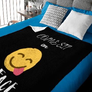 Discover Come Sit On My Face Baby Blankets